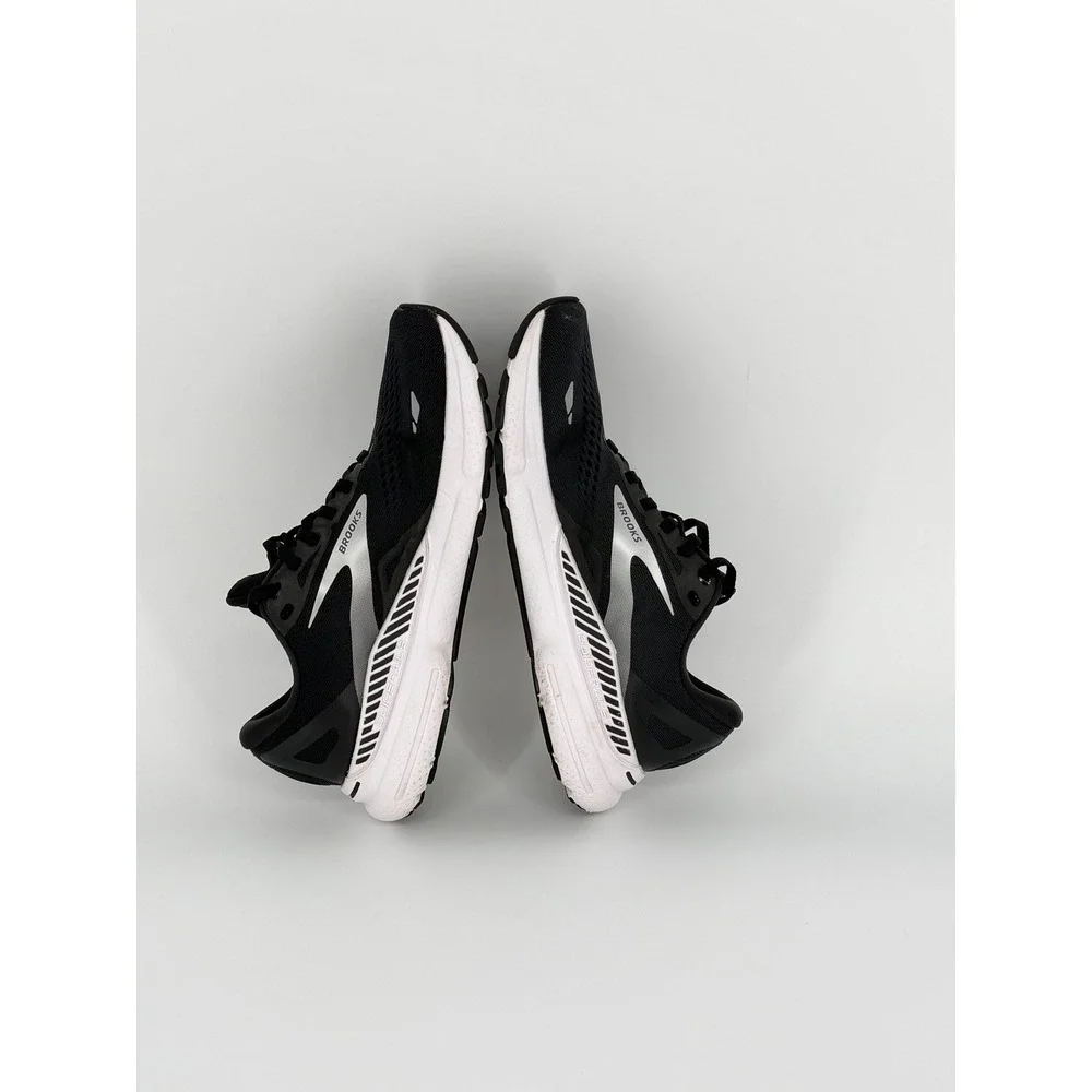 Brooks Adrenaline GTS 23 Womens Running Shoes Black White Silver 1203911B054